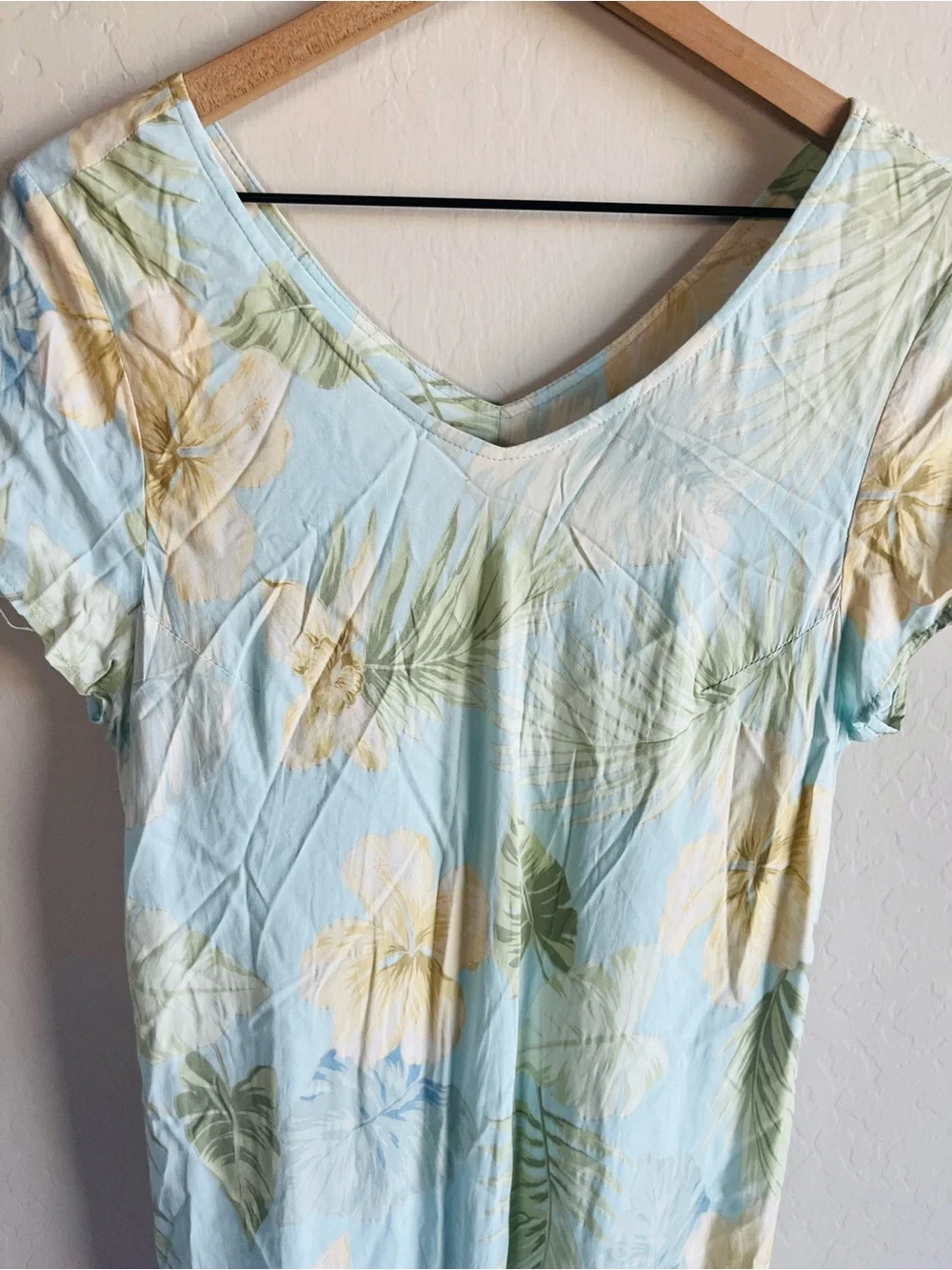 Vintage Nani Of Hawaii Floral Womens Maxi Dress Size XL Vacation Resort Cruise